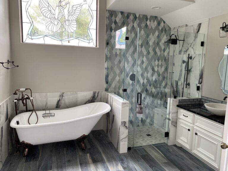 Shower Remodel9 | A Beautiful Floor